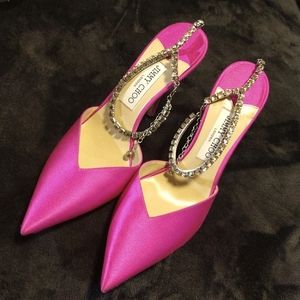 Jimmy Choo Women's Pink Saeda Pumps